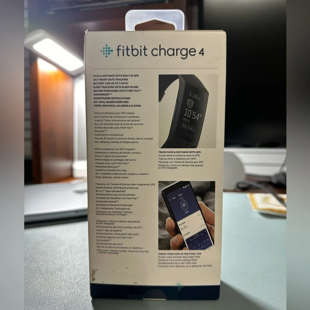 Fitbit Charge 4 Advanced Fitness Tracker - Plum